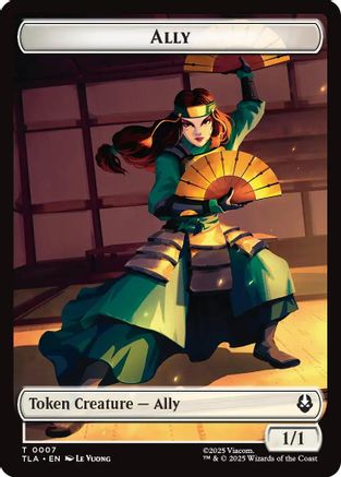 Ally (0007) // Clue (0018) Double-Sided Token (7) [Avatar: The Last Airbender] foil - Deck Out Gaming