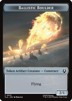 Ballistic Boulder // Soldier (0011) Double-Sided Token (13) [Avatar: The Last Airbender] foil - Deck Out Gaming