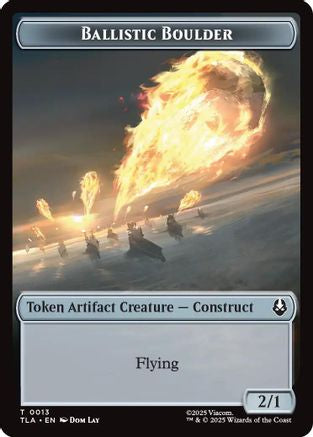 Ballistic Boulder // Soldier (0011) Double-Sided Token (13) [Avatar: The Last Airbender] - Deck Out Gaming