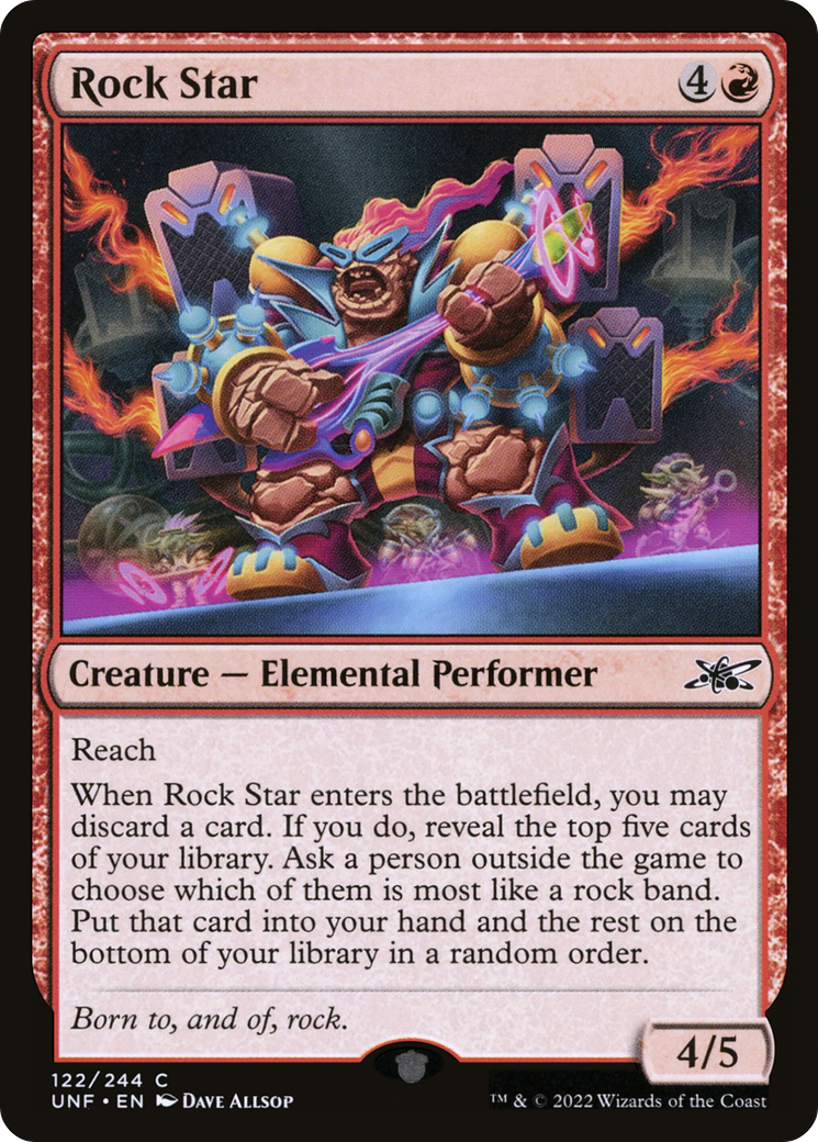 Rock Star (122) [Unfinity] - Deck Out Gaming