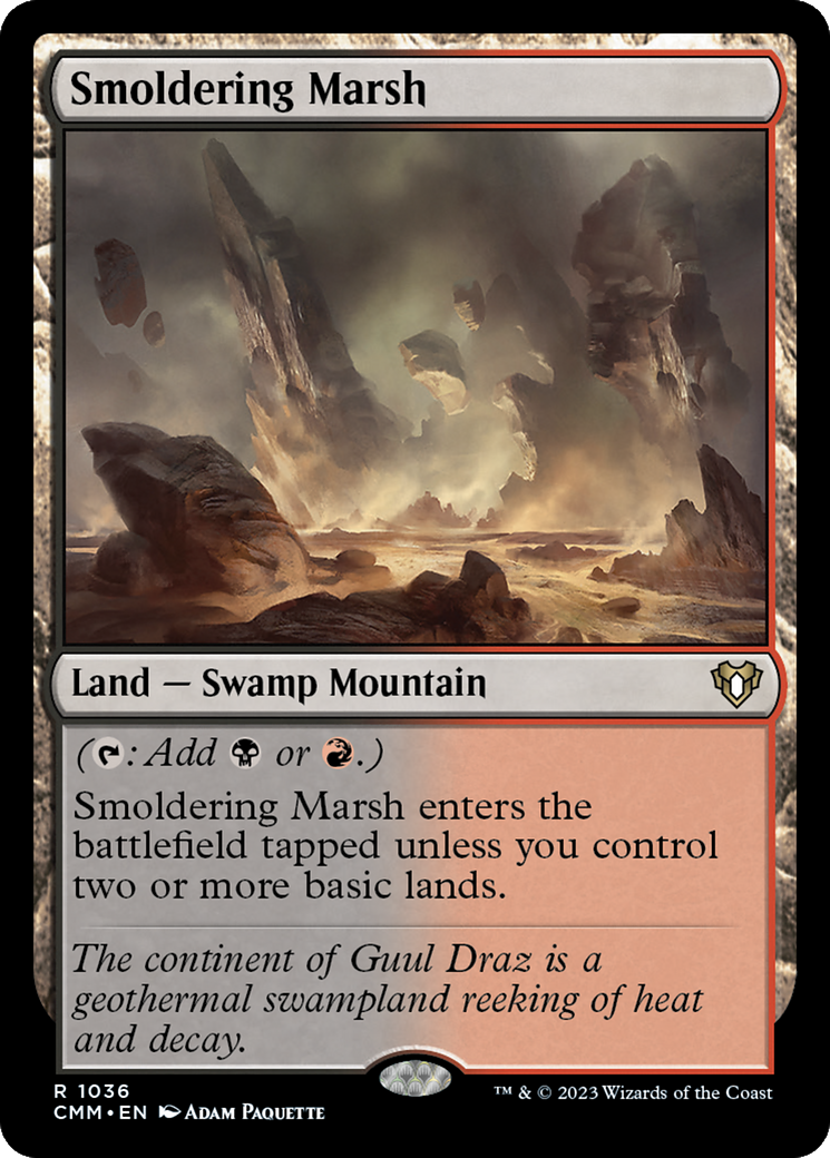 Smoldering Marsh (1036) [Commander Masters] - Deck Out Gaming