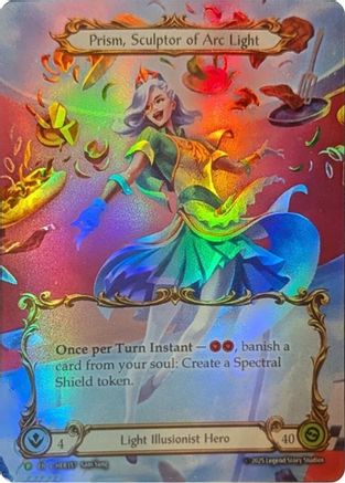 Prism, Sculptor of Arc Light - HER157 (HER157) [Flesh and Blood: Promo Cards] Rainbow Foil - Deck Out Gaming
