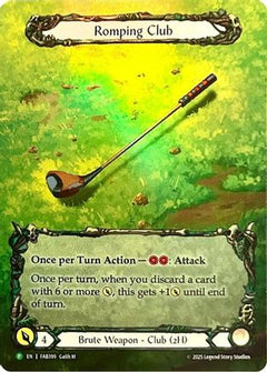 Romping Club - FAB399 (FAB399) [Flesh and Blood: Promo Cards] Rainbow Foil - Deck Out Gaming