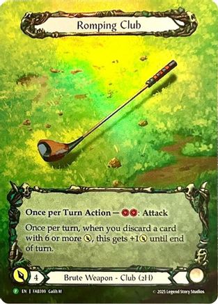Romping Club - FAB399 (FAB399) [Flesh and Blood: Promo Cards] Rainbow Foil - Deck Out Gaming