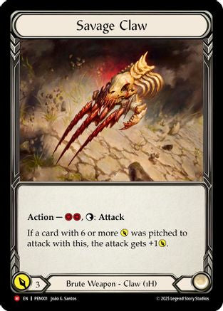 Savage Claw (PEN001) [Compendium of Rathe] - Deck Out Gaming