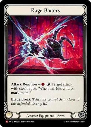 Rage Baiters (AAC006) [Armory Deck: Arakni] Rainbow Foil - Deck Out Gaming