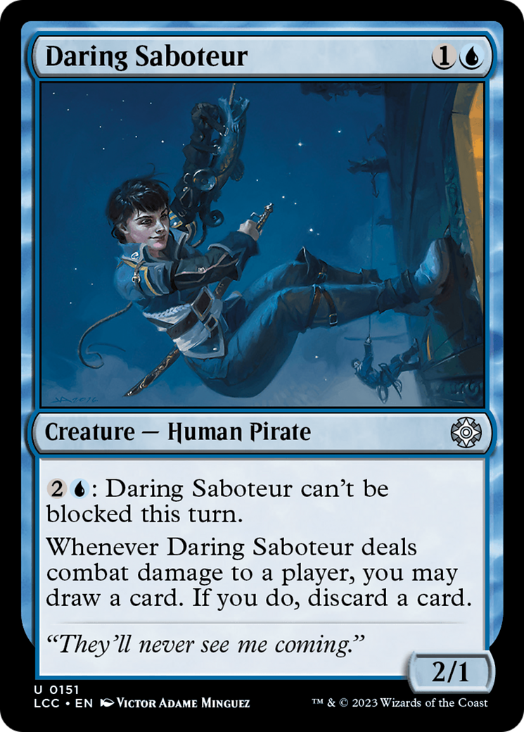 Daring Saboteur (151) [The Lost Caverns of Ixalan Commander] - Deck Out Gaming