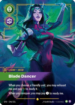 Irelia - Blade Dancer (Overnumbered) (246/221) [Spiritforged] Foil - Deck Out Gaming