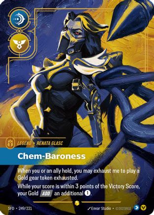 Renata Glasc - Chem-Baroness (Overnumbered) (249/221) [Spiritforged] Foil - Deck Out Gaming