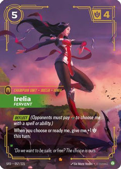 Irelia - Fervent (057/221) [Spiritforged] Foil - Deck Out Gaming