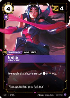 Irelia - Graceful (141/221) [Spiritforged] Foil - Deck Out Gaming