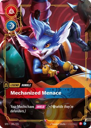 Rumble - Mechanized Menace (181/221) [Spiritforged] Foil - Deck Out Gaming