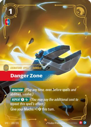 Danger Zone (182/221) [Spiritforged] Foil - Deck Out Gaming