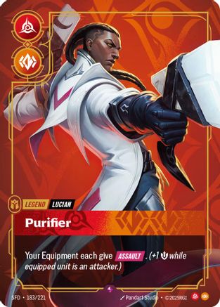 Lucian - Purifier (183/221) [Spiritforged] Foil - Deck Out Gaming