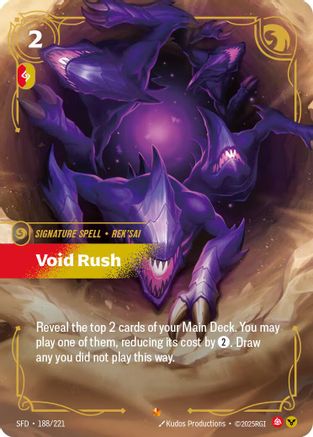 Void Rush (188/221) [Spiritforged] Foil - Deck Out Gaming