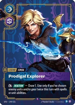 Ezreal - Prodigal Explorer (199/221) [Spiritforged] Foil - Deck Out Gaming