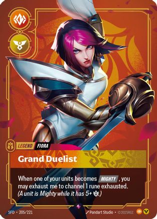 Fiora - Grand Duelist (205/221) [Spiritforged] Foil - Deck Out Gaming