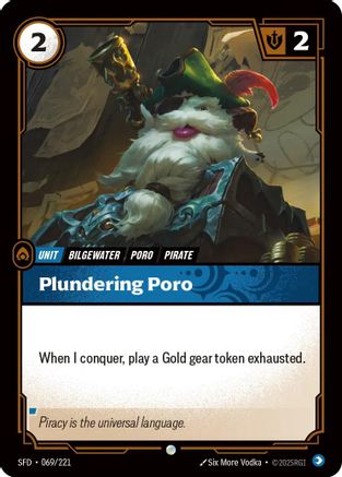 Plundering Poro (069/221) [Spiritforged] Foil - Deck Out Gaming