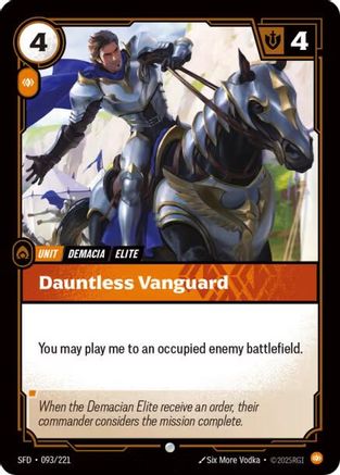 Dauntless Vanguard (093/221) [Spiritforged] Foil - Deck Out Gaming