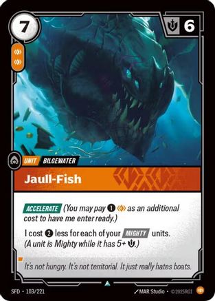 Jaull-Fish (103/221) [Spiritforged] Foil - Deck Out Gaming
