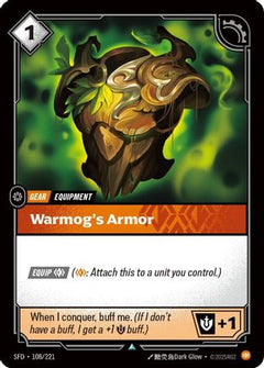 Warmog's Armor (108/221) [Spiritforged] Foil - Deck Out Gaming