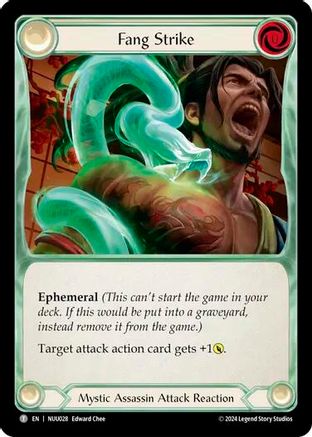 Fang Strike // Slither (NUU028/NUU029) [Blitz Deck: Part the Mistveil - Nuu] - Deck Out Gaming