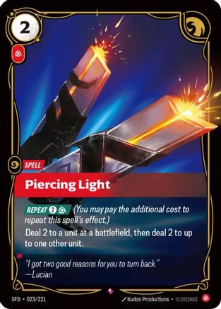 Piercing Light (023/221) [Spiritforged] Foil - Deck Out Gaming