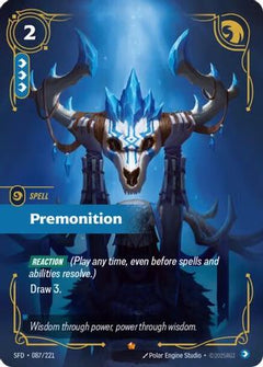 Premonition (087/221) [Spiritforged] Foil - Deck Out Gaming