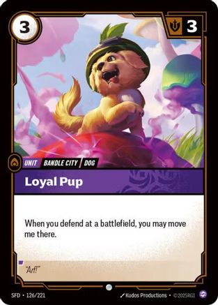 Loyal Pup (126/221) [Spiritforged] Foil - Deck Out Gaming