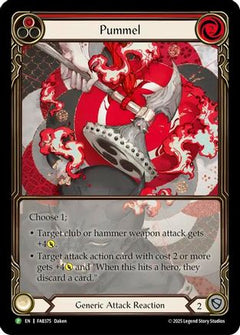 Pummel - FAB375 (FAB375) [Flesh and Blood: Promo Cards] Rainbow Foil - Deck Out Gaming