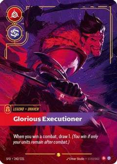 Draven - Glorious Executioner (Overnumbered) (242/221) [Spiritforged] Foil - Deck Out Gaming