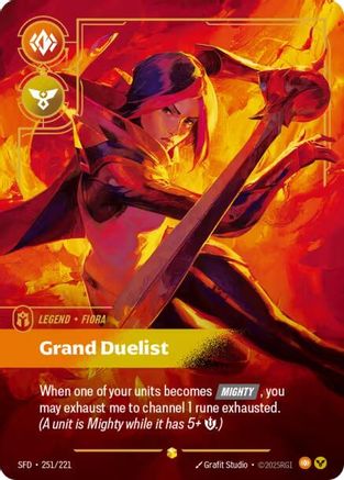 Fiora - Grand Duelist (Overnumbered) (251/221) [Spiritforged] Foil - Deck Out Gaming