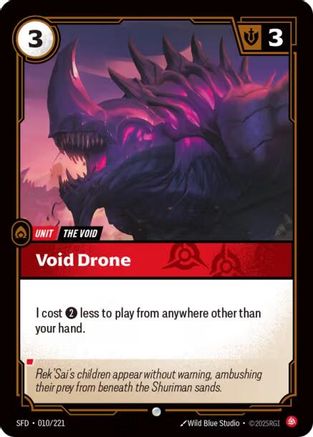 Void Drone (010/221) [Spiritforged] Foil - Deck Out Gaming