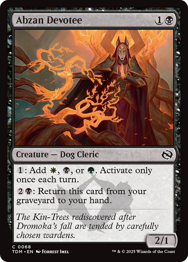 Abzan Devotee (68) [Tarkir: Dragonstorm] - Deck Out Gaming