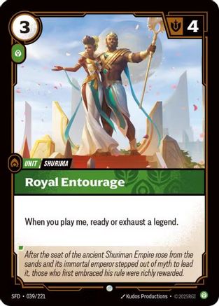 Royal Entourage (039/221) [Spiritforged] Foil - Deck Out Gaming