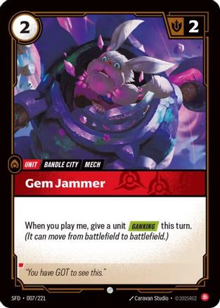 Gem Jammer (007/221) [Spiritforged] Foil - Deck Out Gaming