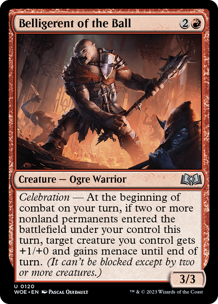 Belligerent of the Ball (120) [Wilds of Eldraine] foil - Deck Out Gaming