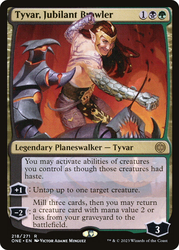Tyvar, Jubilant Brawler (218) [Phyrexia: All Will Be One] - Deck Out Gaming