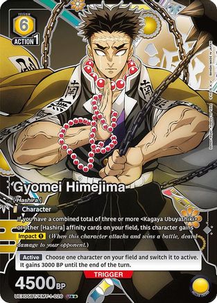 Gyomei Himejima (026) (U**) (UEX05BT/KMY-1-026) [UEX05BT: Demon Slayer: Kimetsu no Yaiba Vol.2] Foil - Deck Out Gaming