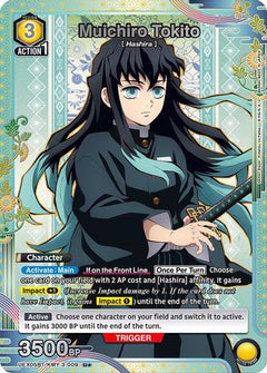 Muichiro Tokito (U*) (UEX05BT/KMY-3-009) [UEX05BT: Demon Slayer: Kimetsu no Yaiba Vol.2] Foil - Deck Out Gaming