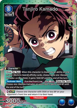 Tanjiro Kamado (016) (R*) (UEX05BT/KMY-3-016) [UEX05BT: Demon Slayer: Kimetsu no Yaiba Vol.2] Foil - Deck Out Gaming