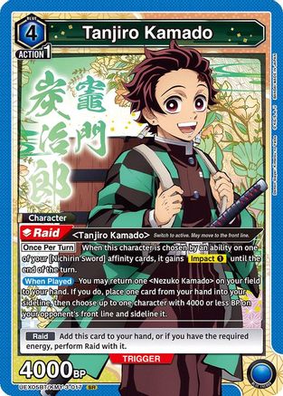 Tanjiro Kamado (017) (UEX05BT/KMY-3-017) [UEX05BT: Demon Slayer: Kimetsu no Yaiba Vol.2] Foil - Deck Out Gaming