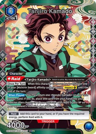 Tanjiro Kamado (017) (SR*) (UEX05BT/KMY-3-017) [UEX05BT: Demon Slayer: Kimetsu no Yaiba Vol.2] Foil - Deck Out Gaming