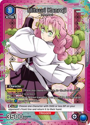 Mitsuri Kanroji (033) (R*) (UEX05BT/KMY-3-033) [UEX05BT: Demon Slayer: Kimetsu no Yaiba Vol.2] Foil - Deck Out Gaming