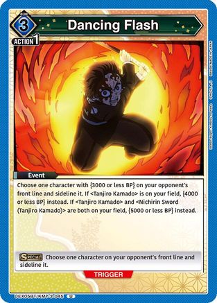 Dancing Flash (UEX05BT/KMY-3-045) [UEX05BT: Demon Slayer: Kimetsu no Yaiba Vol.2] - Deck Out Gaming