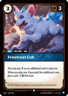 Frostcoat Cub (067/221) [Spiritforged] - Deck Out Gaming