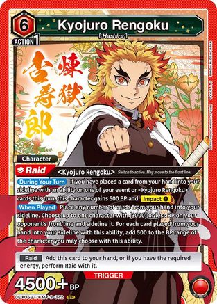 Kyojuro Rengoku (072) (UEX05BT/KMY-3-072) [UEX05BT: Demon Slayer: Kimetsu no Yaiba Vol.2] Foil - Deck Out Gaming