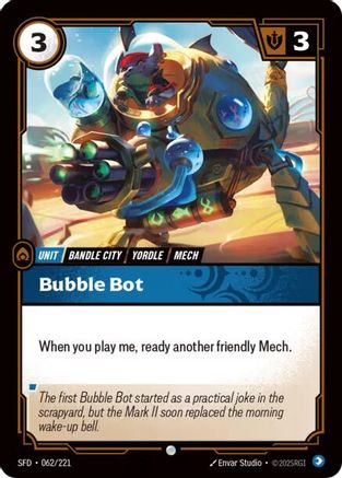Bubble Bot (062/221) [Spiritforged] Foil - Deck Out Gaming