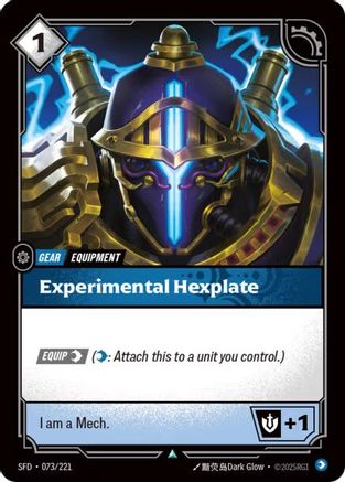 Experimental Hexplate (073/221) [Spiritforged] Foil - Deck Out Gaming