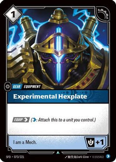 Experimental Hexplate (073/221) [Spiritforged] - Deck Out Gaming